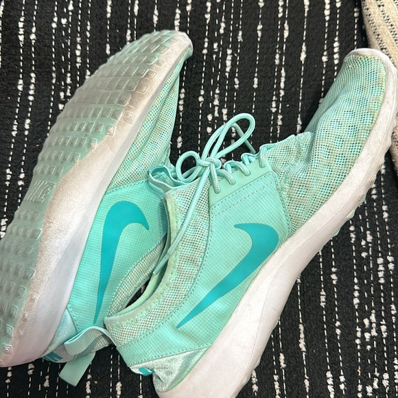 Nike sock (faux lace) teal slide in sneaker - Picture 5 of 5